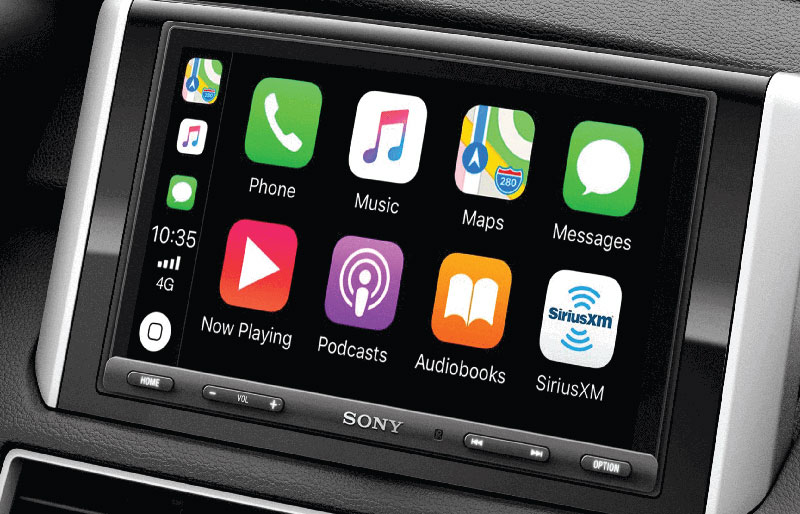 Màn hình cảm ứng kết nối Apple Carplay & Android auto