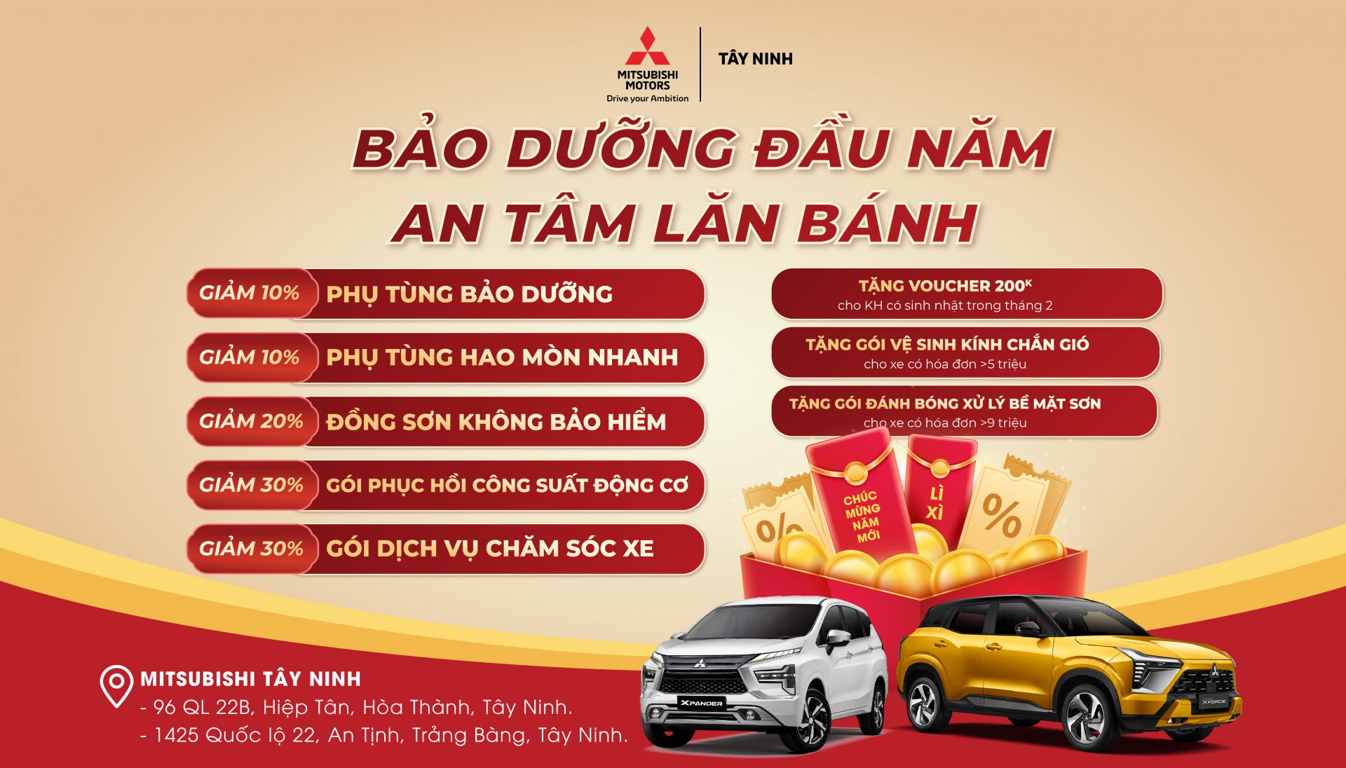 bao-duong-dau-nam-an-tam-lan-banh-cung-mitsubishi-tay-ninh