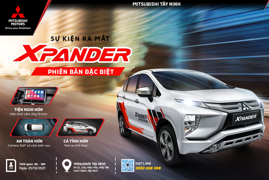 mẫu xe MPV đa dụng 7 chỗ Mitsubishi Xpander đã chính thức có mặt tại thị trường Việt Nam