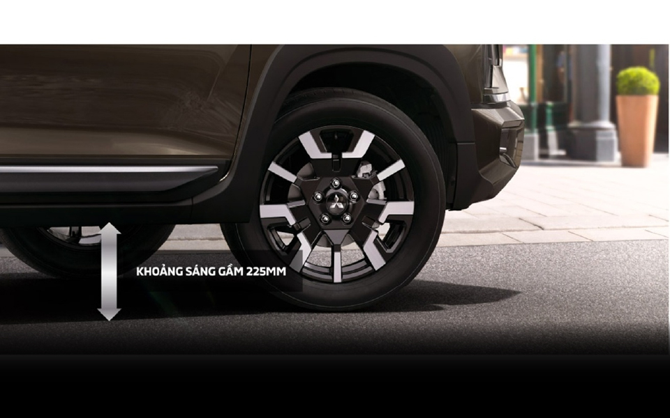 KHOẢNG SÁNG GẦM 225MM