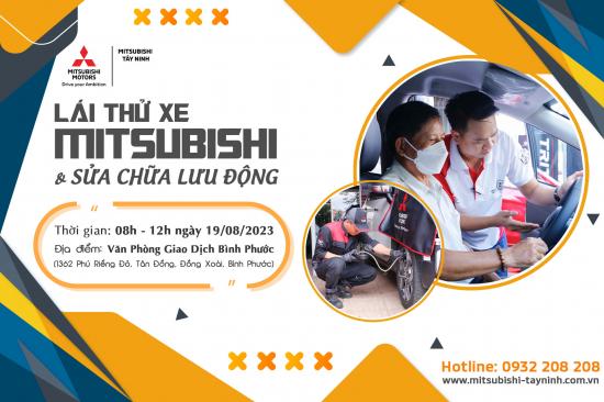 Thứ 7 tuần này ngày 19/08/2023 Mitsubishi Tây Ninh có Sự kiện lái thử tại Bình Phước