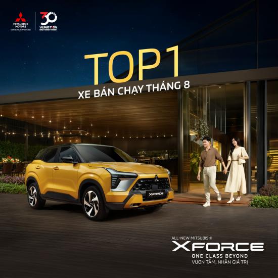 XFORCE VÀ XPANDER DẪN ĐẦU TOP XE BÁN CHẠY NHẤT THÁNG 8/2024