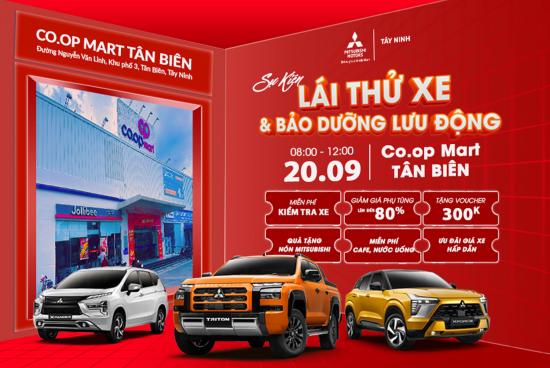 LÁI THỬ XE & BẢO DƯỠNG LƯU ĐỘNG TẠI CO.OP MART TÂN BIÊN