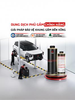MITSUBISHI MOTORS VIỆT NAM GIỚI THIỆU DUNG DỊCH PHỦ GẦM CHÍNH HÃNG
